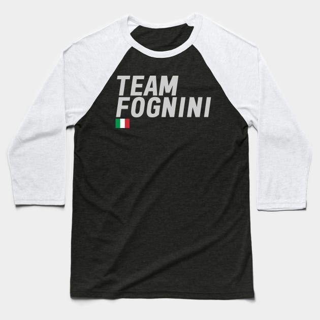 Team Fabio Fognini Baseball T-Shirt by mapreduce